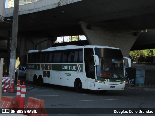 Empresa Gontijo de Transportes 21040 na cidade de Belo Horizonte, Minas Gerais, Brasil, por Douglas Célio Brandao. ID da foto: 11255076.