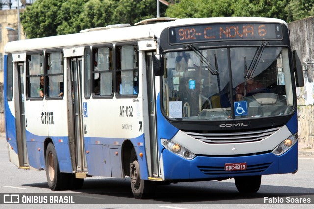 Viação Forte AF-032 na cidade de Belém, Pará, Brasil, por Fabio Soares. ID da foto: 11255527.