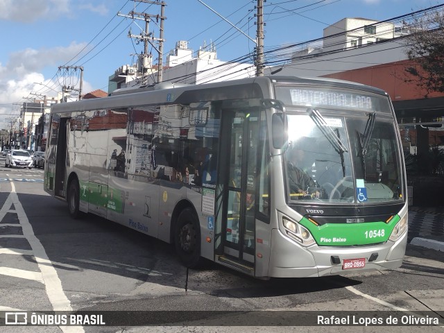 Viação Santa Brígida 1 0548 na cidade de São Paulo, São Paulo, Brasil, por Rafael Lopes de Oliveira. Número da foto: #11255773.