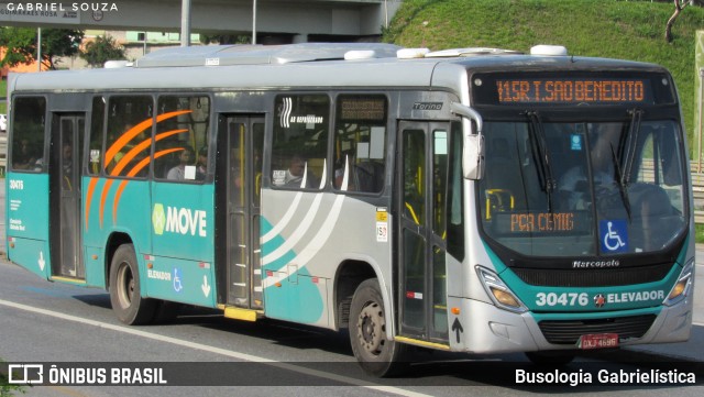 Expresso Luziense > Territorial Com. Part. e Empreendimentos 30476 na cidade de Belo Horizonte, Minas Gerais, Brasil, por Busologia Gabrielística. Número da foto: #11255563.