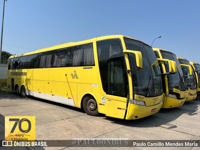 Viação Itapemirim 9549 na cidade de Rio de Janeiro, Rio de Janeiro, Brasil, por Paulo Camillo Mendes Maria. Número da foto: #11255257.