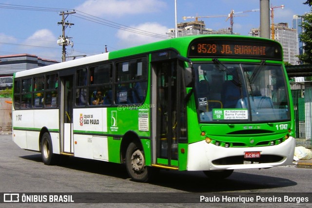 Viação Santa Brígida 1 1747 na cidade de São Paulo, São Paulo, Brasil, por Paulo Henrique Pereira Borges. Número da foto: #11255630.