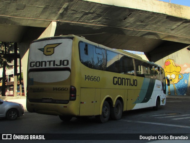 Empresa Gontijo de Transportes 14660 na cidade de Belo Horizonte, Minas Gerais, Brasil, por Douglas Célio Brandao. ID da foto: 11255073.