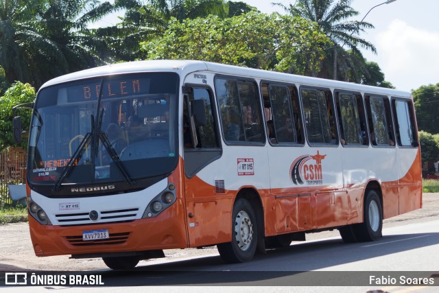 CSM Transporte e Turismo RT 015 na cidade de Castanhal, Pará, Brasil, por Fabio Soares. ID da foto: 11258933.