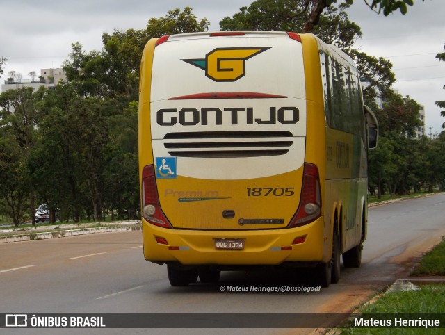 Empresa Gontijo de Transportes 18705 na cidade de Brasília, Distrito Federal, Brasil, por Mateus Henrique. Número da foto: #11256854.