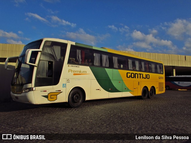 Empresa Gontijo de Transportes 12170 na cidade de Caruaru, Pernambuco, Brasil, por Lenilson da Silva Pessoa. ID da foto: 11258424.