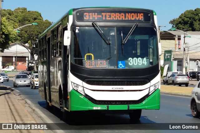 Expresso Caribus Transportes 3094 na cidade de Cuiabá, Mato Grosso, Brasil, por Leon Gomes. Número da foto: #11257453.