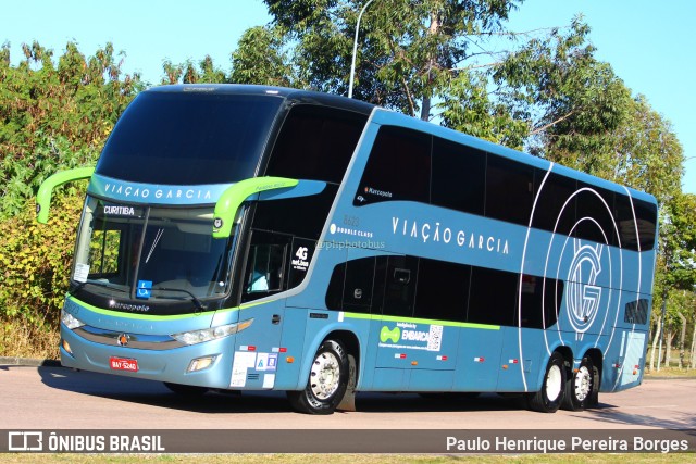 Viação Garcia 8623 na cidade de Curitiba, Paraná, Brasil, por Paulo Henrique Pereira Borges. Número da foto: #11258142.