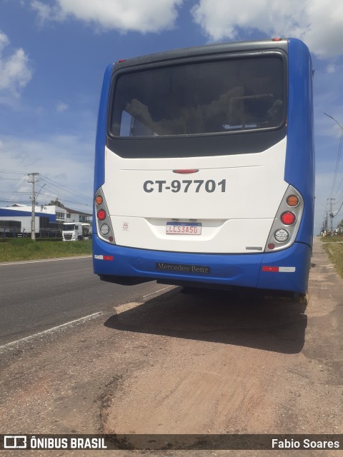 ViaBus Transportes CT-97701 na cidade de Benevides, Pará, Brasil, por Fabio Soares. ID da foto: 11257414.