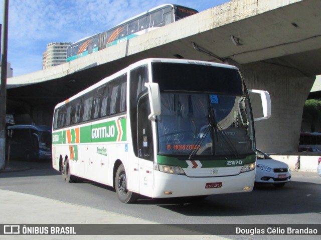 Empresa Gontijo de Transportes 21170 na cidade de Belo Horizonte, Minas Gerais, Brasil, por Douglas Célio Brandao. ID da foto: 11258571.