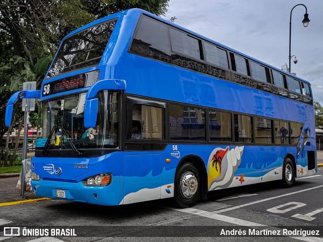 Autotransportes San Antonio 58 na cidade de Catedral, San José, San José, Costa Rica, por Andrés Martínez Rodríguez. ID da foto: 11258338.