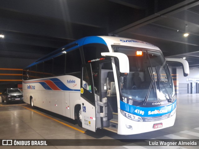 VUSC - Viação União Santa Cruz 4190 na cidade de Carlos Barbosa, Rio Grande do Sul, Brasil, por Luiz Wagner Almeida. ID da foto: 11256800.