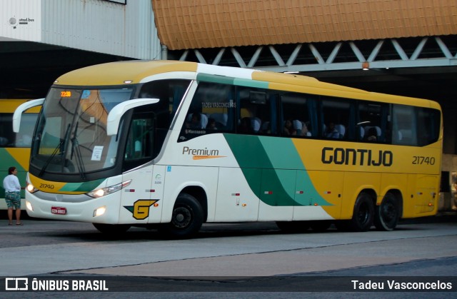 Empresa Gontijo de Transportes 21740 na cidade de Rio de Janeiro, Rio de Janeiro, Brasil, por Tadeu Vasconcelos. ID da foto: 11256489.