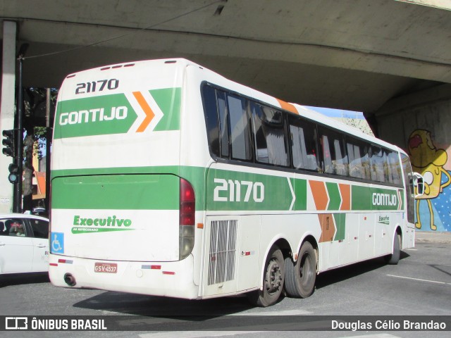 Empresa Gontijo de Transportes 21170 na cidade de Belo Horizonte, Minas Gerais, Brasil, por Douglas Célio Brandao. ID da foto: 11258574.