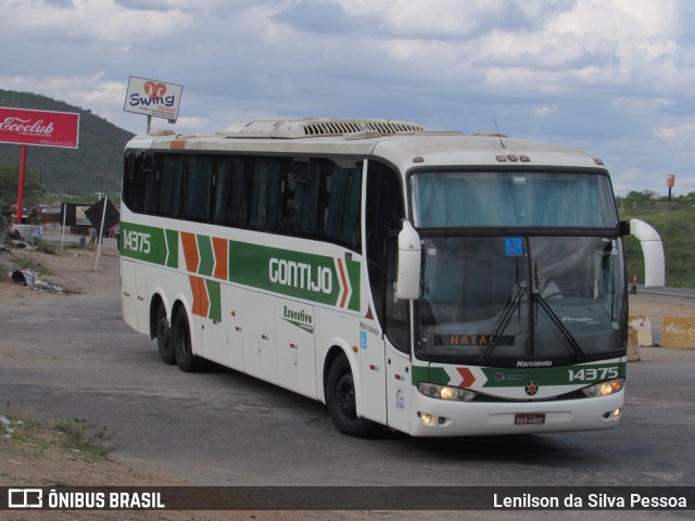 Empresa Gontijo de Transportes 14375 na cidade de Taquaritinga do Norte, Pernambuco, Brasil, por Lenilson da Silva Pessoa. ID da foto: 11260362.