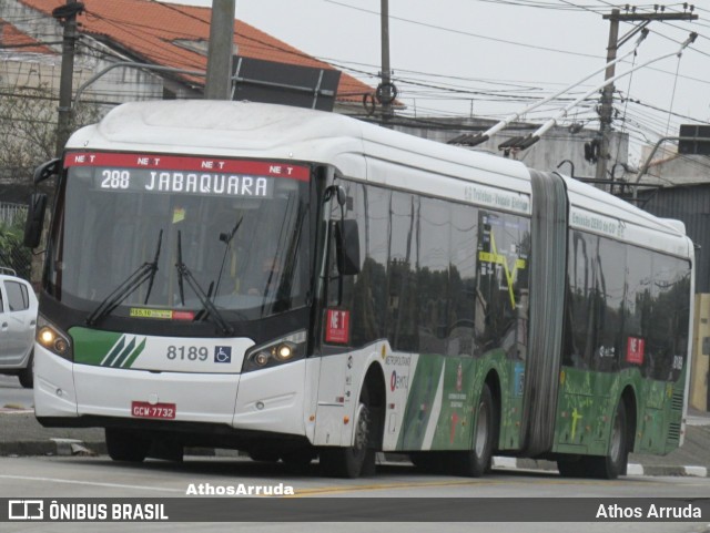 Next Mobilidade - ABC Sistema de Transporte 8189 na cidade de São Paulo, São Paulo, Brasil, por Athos Arruda. Número da foto: #11259318.