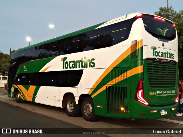 Tocantins Transportes e Turismo 3089 na cidade de Teresina, Piauí, Brasil, por Lucas Gabriel. Número da foto: #11260379.