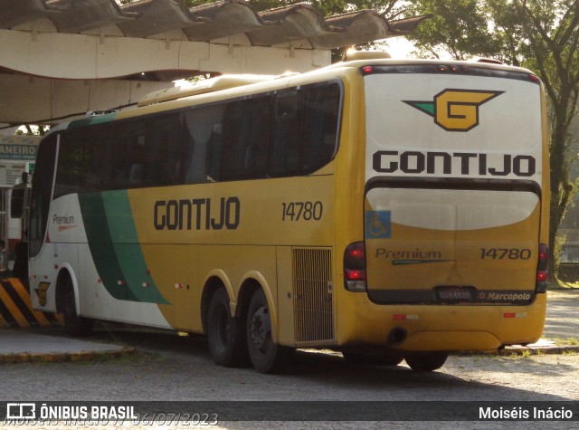 Empresa Gontijo de Transportes 14780 na cidade de Cubatão, São Paulo, Brasil, por Moiséis Inácio. ID da foto: 11259567.