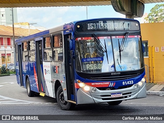 Next Mobilidade - ABC Sistema de Transporte 81.433 na cidade de São Paulo, São Paulo, Brasil, por Carlos Alberto Matias. Número da foto: #11258990.