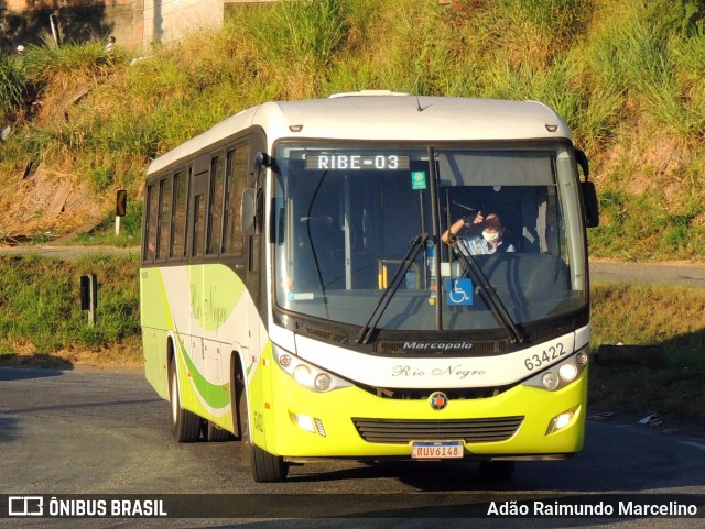 Rio Negro Fretamento e Turismo 63422 na cidade de Belo Horizonte, Minas Gerais, Brasil, por Adão Raimundo Marcelino. ID da foto: 11262789.