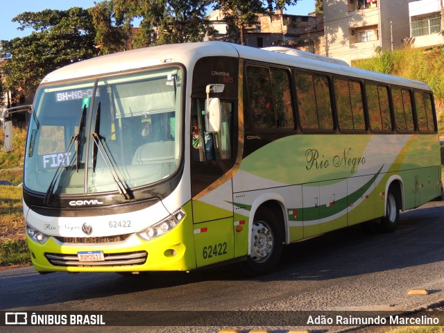 Rio Negro Fretamento e Turismo 62422 na cidade de Belo Horizonte, Minas Gerais, Brasil, por Adão Raimundo Marcelino. ID da foto: 11262833.