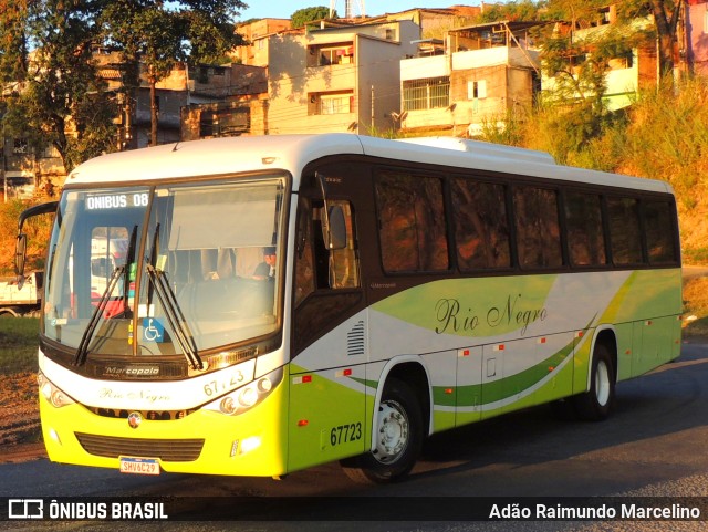 Rio Negro Fretamento e Turismo 67723 na cidade de Belo Horizonte, Minas Gerais, Brasil, por Adão Raimundo Marcelino. ID da foto: 11262845.