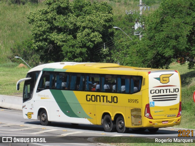 Empresa Gontijo de Transportes 18915 na cidade de São José dos Campos, São Paulo, Brasil, por Rogerio Marques. ID da foto: 11262491.