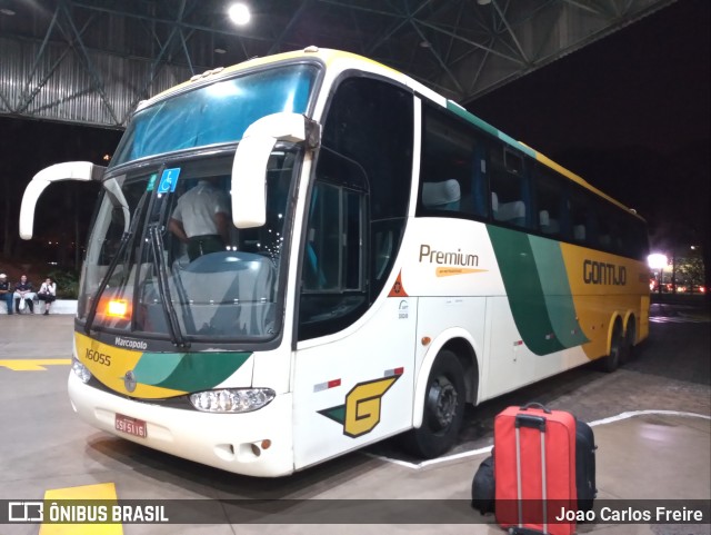 Empresa Gontijo de Transportes 16055 na cidade de Bauru, São Paulo, Brasil, por Joao Carlos Freire. ID da foto: 11261885.