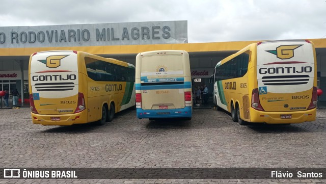 Viação Novo Horizonte 1033411 na cidade de Milagres, Bahia, Brasil, por Flávio  Santos. Número da foto: #11262269.