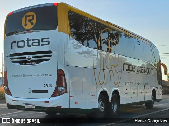 RodeRotas - Rotas de Viação do Triângulo 2316 na cidade de Campinorte, Goiás, Brasil, por Heder Gonçalves. Número da foto: #11261615.