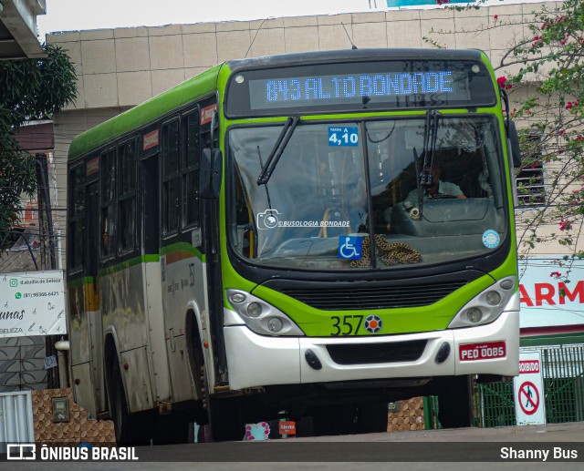 Rodoviária Caxangá 357 na cidade de Olinda, Pernambuco, Brasil, por Shanny Bus. ID da foto: 11262545.