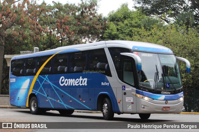 Viação Cometa 12209 na cidade de São Paulo, São Paulo, Brasil, por Paulo Henrique Pereira Borges. Número da foto: #11262101.