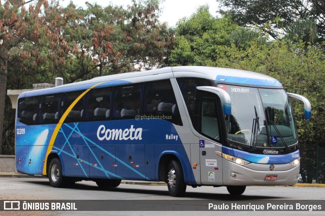 Viação Cometa 12209 na cidade de São Paulo, São Paulo, Brasil, por Paulo Henrique Pereira Borges. ID da foto: 11262101.