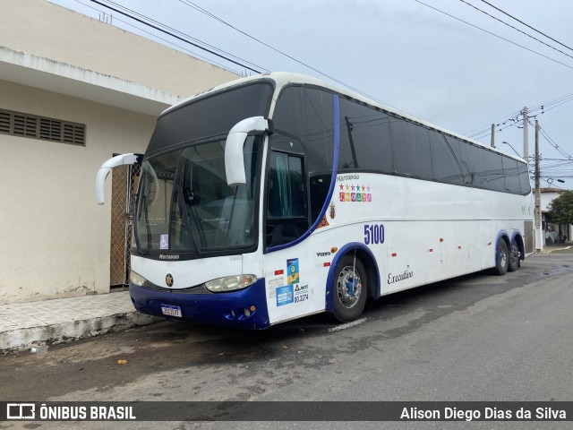 Ônibus Particulares 5100 na cidade de Santa Cruz, Rio Grande do Norte, Brasil, por Alison Diego Dias da Silva. Número da foto: #11263731.