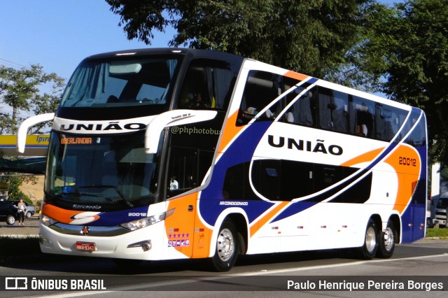 Expresso União 20012 na cidade de Piraí, Rio de Janeiro, Brasil, por Paulo Henrique Pereira Borges. Número da foto: #11264553.