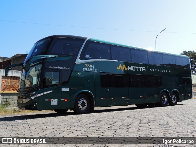 Viação Motta 23001 na cidade de Divinópolis, Minas Gerais, Brasil, por Igor Policarpo. ID da foto: 11264827.