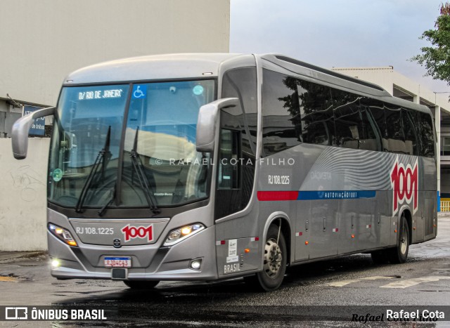 Auto Viação 1001 RJ 108.1225 na cidade de Rio de Janeiro, Rio de Janeiro, Brasil, por Rafael Cota. Número da foto: #11263050.