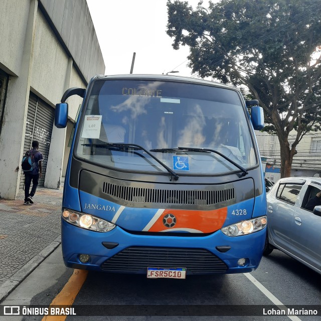 Transportes Jangada 4328 na cidade de São Caetano do Sul, São Paulo, Brasil, por Lohan Mariano. Número da foto: #11264844.