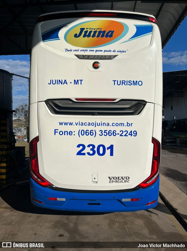 Viação Juína 2301 na cidade de Caxias do Sul, Rio Grande do Sul, Brasil, por Joao Victor Machhado. Número da foto: #11265305.