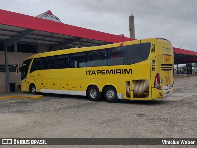 Viação Itapemirim 20156 na cidade de Registro, São Paulo, Brasil, por Vinícius Weber. ID da foto: 11264336.