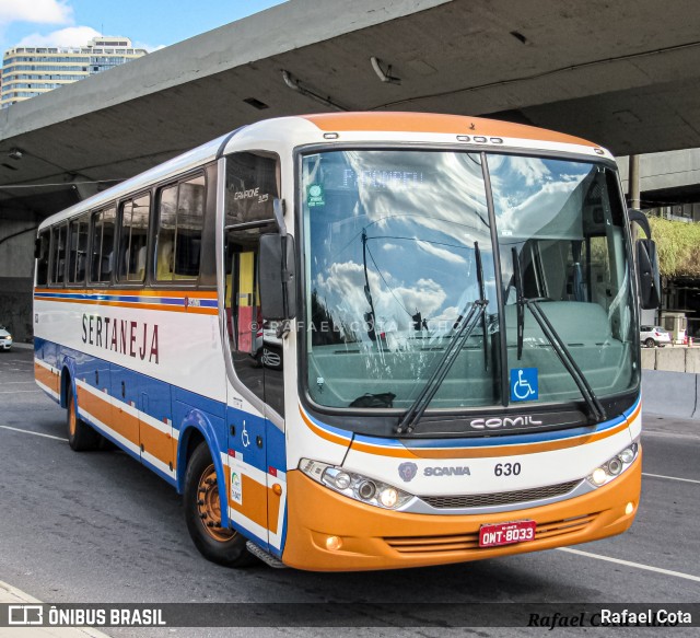 Viação Sertaneja 630 na cidade de Belo Horizonte, Minas Gerais, Brasil, por Rafael Cota. ID da foto: 11263043.