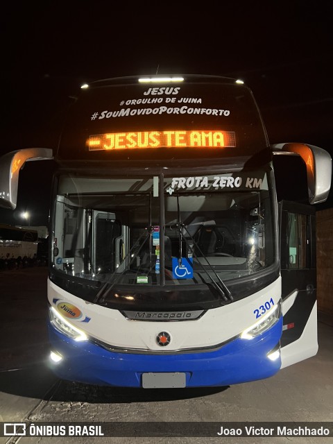 Viação Juína 2301 na cidade de Cuiabá, Mato Grosso, Brasil, por Joao Victor Machhado. Número da foto: #11265319.