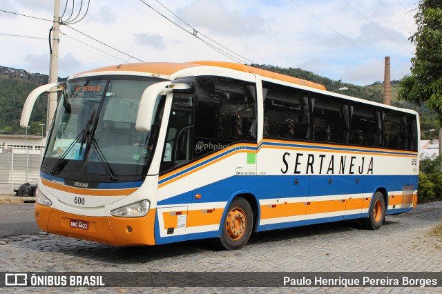 Viação Sertaneja 600 na cidade de Juiz de Fora, Minas Gerais, Brasil, por Paulo Henrique Pereira Borges. ID da foto: 11264537.