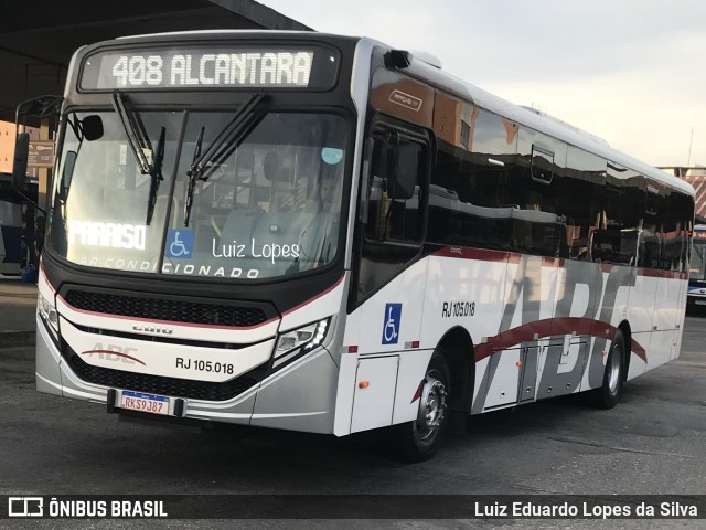 Auto Viação ABC RJ 105.018 na cidade de Niterói, Rio de Janeiro, Brasil, por Luiz Eduardo Lopes da Silva. Número da foto: #11263084.