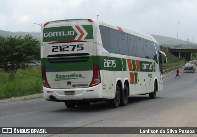 Empresa Gontijo de Transportes 21275 na cidade de Caruaru, Pernambuco, Brasil, por Lenilson da Silva Pessoa. Número da foto: #11324058.