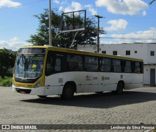 Coletivo Transportes 3659 na cidade de Caruaru, Pernambuco, Brasil, por Lenilson da Silva Pessoa. ID da foto: 11324431.