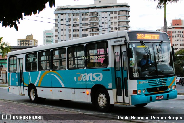 TRANSA - Transa Transporte Coletivo 701 na cidade de Três Rios, Rio de Janeiro, Brasil, por Paulo Henrique Pereira Borges. Número da foto: #11324017.