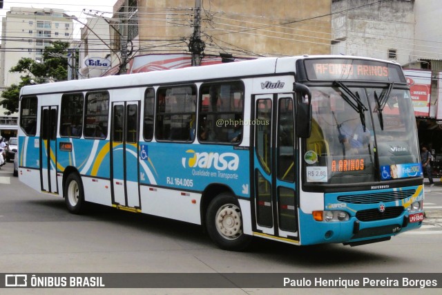 TRANSA - Transa Transporte Coletivo RJ 164.005 na cidade de Três Rios, Rio de Janeiro, Brasil, por Paulo Henrique Pereira Borges. ID da foto: 11323995.