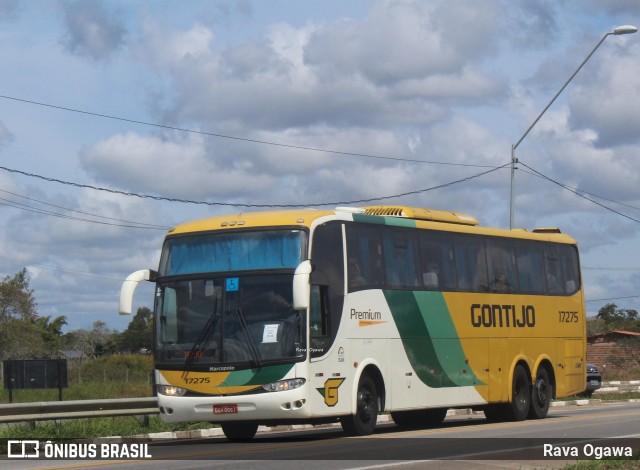 Empresa Gontijo de Transportes 17275 na cidade de Vitória da Conquista, Bahia, Brasil, por Rava Ogawa. ID da foto: 11323865.