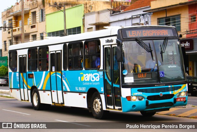 TRANSA - Transa Transporte Coletivo RJ 164.007 na cidade de Três Rios, Rio de Janeiro, Brasil, por Paulo Henrique Pereira Borges. Número da foto: #11324004.
